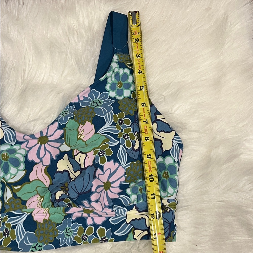 🆕 Offline by Aerie Blue Floral Sports Bra Size XL - Picture 6 of 6